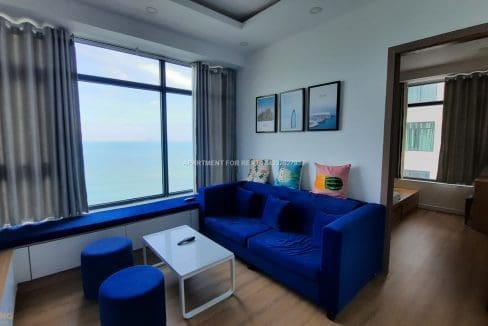 2 br corner sea view in muong thanh oceanus for rent a382