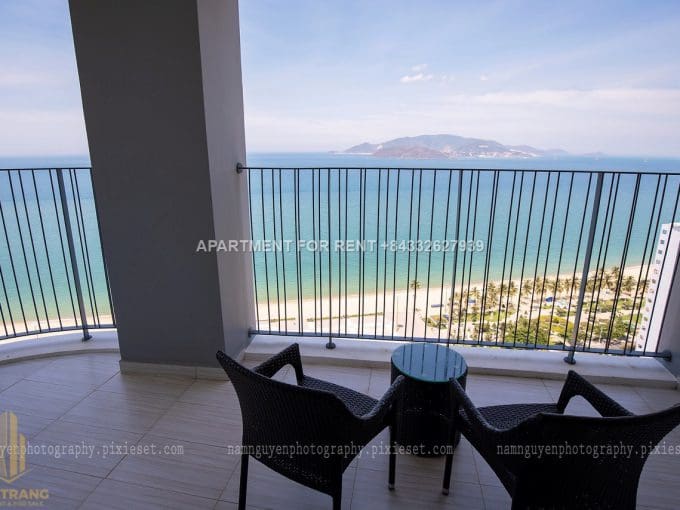 muongthanh oceanus – 2brs seaside apartment (penhouse) for rent in the north of nha trang a573