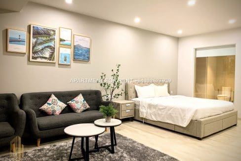 gold coast – sea view & city view studio for rent in tourist area a435
