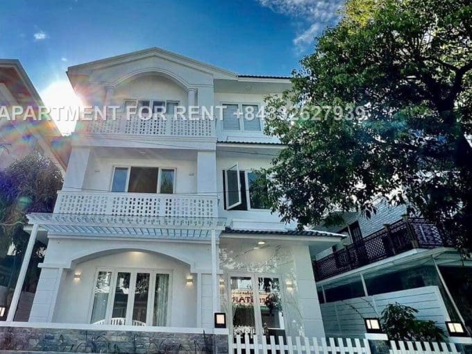 5-br big yard villa for rent in an vien sea urban v002