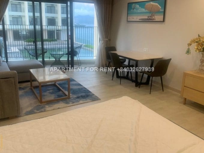 muong thanh oceanus – 2 br apartment for rent with side sea view in north of nha trang – a1138