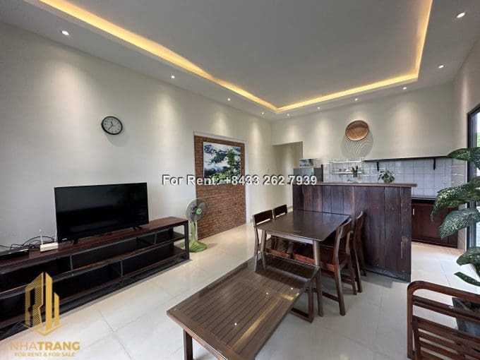 2 bedroom an vien villa for rent in the south nha trang city v039