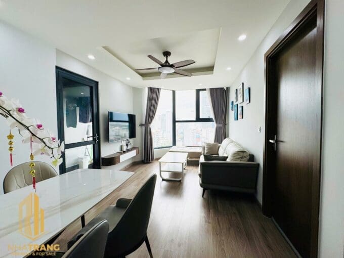 muong thanh oceanus – 2 br corner apartment for rent in the north area a307