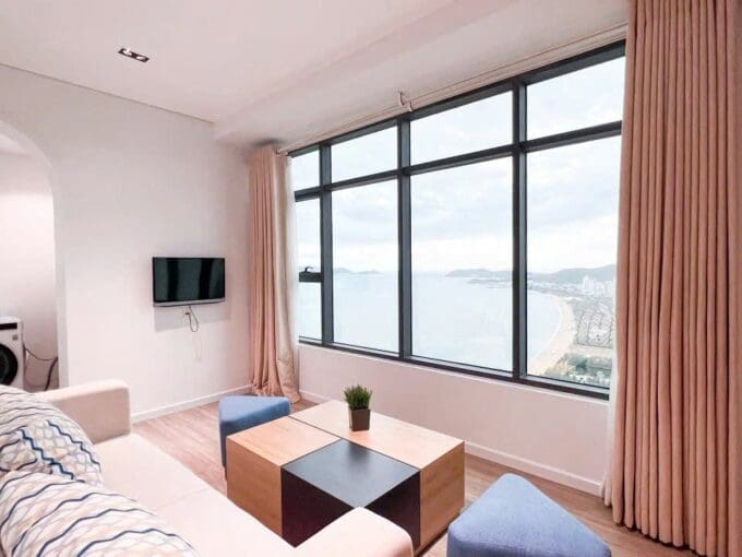 sceniabay – studio side seaview for rent in the north of nha trang city – a1088